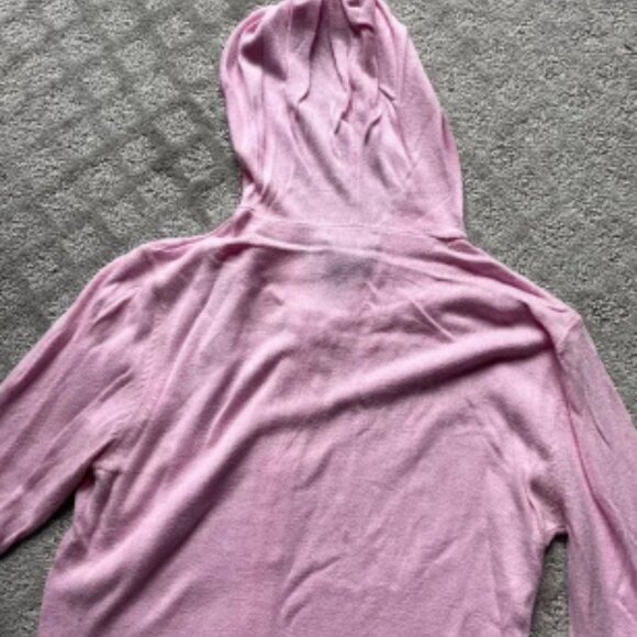 VINTAGE PLAYBOY RARE zip up pink vintage playboy zip sweatshirt sweater size M - Picture 3 of 6